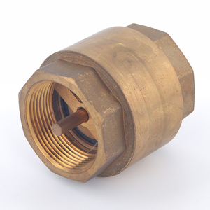 Vanne de retenue manuelle en laiton 1/2" NPT sans plomb, <span class=keywords><strong>anti</strong></span>-corrosion pour systèmes de conduites d'<span class=keywords><strong>eau</strong></span>/gaz (certifiée ISO 9001) - Product Image 4