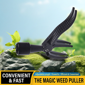 Stand Up Weed <b>Puller</b> Wooden Handle Fork Blade Garden Tool For Weeding And Transplanting - Product Image 2