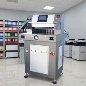 Large Size Heavy Duty Programmed Hydraulic Semi-Automatic Paper Cuter Paper Cutting Machine - Product Image 1
