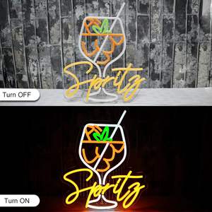Letrero LED de Neón para Decoración de Pared, <span class=keywords><strong>Aperitivo</strong></span>, <span class=keywords><strong>Bar</strong></span>, Casa, Pub, Club, Tienda, Cueva del Hombre, Fiesta - Product Image 6