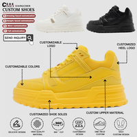 Chaussures de sport personnalisées avec logo de marque, baskets pour hommes, fabricant de baskets personnalisées, chaussures plateforme épaisses