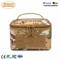 Pochette Tactique Mydays pour Extérieur, Camouflage, Rembourrée, avec Panneaux Diviseurs, Organisateur MOLLE pour Camping et EDC