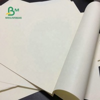 Feuille de papier crème non revêtue pour livre d'écriture, 31x43 pouces, 78gr 80gr 90gr