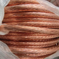 Conducteurs en cuivre recuit de 150 mm² 37/2,23 mm (1x37-15,61 mm) pour mise à la terre, installation fixe en terre.