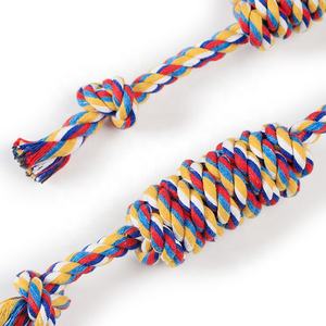 Yüksek kaliteli Bite dayanıklı çiğnemek diş temizleme pamuk ipi köpek oyuncak Pet - Product Image 4