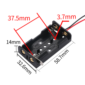2 Cell AA pin chủ <span class=keywords><strong>2AA</strong></span> Pin chủ <span class=keywords><strong>box</strong></span> với dao và dây - Product Image 3