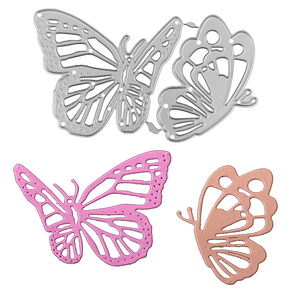 AAGU-Découpeur en métal pour scrapbooking, <span class=keywords><strong>papier</strong></span> gaufré, carte, album, modèle d'artisanat, pochoir, papillon - Product Image 3