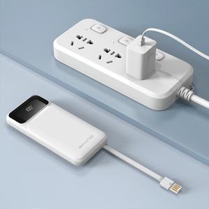 Chargeur de téléphone portable en gros, 10000 mAh, 20000 mAh, grande capacité, logo personnalisé, batterie externe avec câbles pour cadeau - Product Image 4