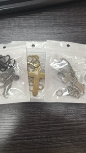 Jésus Crucifix Seigneurs Prière Basé Sur La Foi Christian <span class=keywords><strong>Bible</strong></span> Croix Mâle En Acier Inoxydable Religieux Pendentif De Mode Bijoux Colliers - Product Image 6