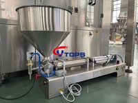 Machine de remplissage de scellant de sauce épaisse pneumatique de confiture de haute précision Machine de remplissage de sachet de mayonnaise Remplisseur de confiture de fruits