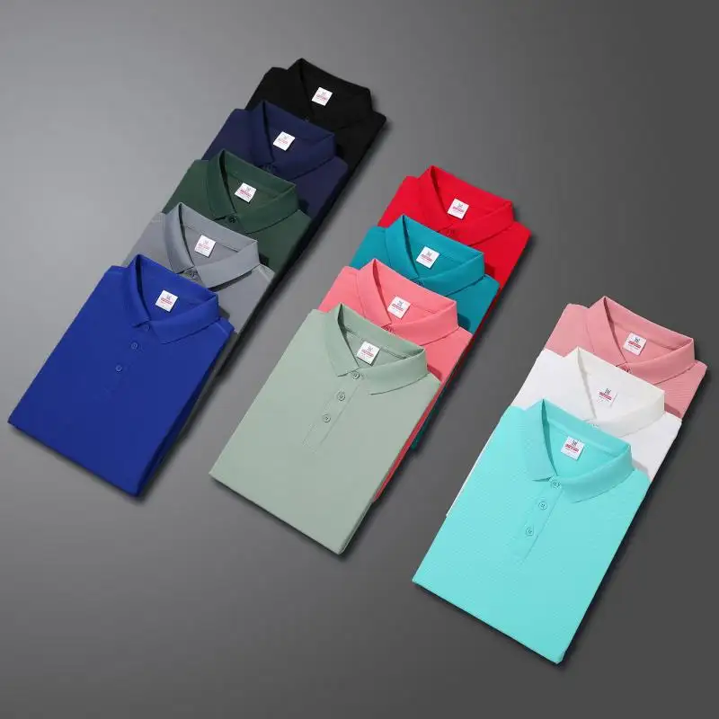 Wholesale Men Polo Shirts Plain Blank T Shirt Unisex Tshirt Custom Logo Golf Sport Polo Clothing Polo Print Shirts