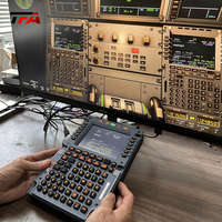 Panneau de simulateur de vol A320 MCDU personnalisé, composant de cockpit de simulation de vol pour l'enseignement de l'aviation et les plateformes de simulation à domicile