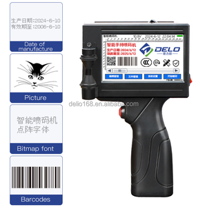 Di alta qualità portatile portatile stampante a getto d'inchiostro 12.7mm pistola attrezzatura per la bottiglia di cartone tubo di Auto grado di stampa su materiale flessibile - Product Image 3