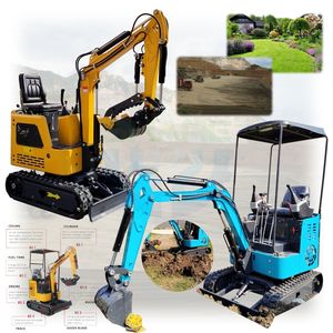 <span class=keywords><strong>Mini</strong></span>-excavatrice sur chenilles, micro-excavatrice sur chenilles, excavatrice agricole de 3,5 tonnes, petite excavatrice pour la construction - Product Image 1