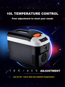 10l מיני פופולרי מיני מכונת מכונת קירור dc12v קריר נייד תרמואלקטרי חימום אופציונאלי לרכב - Product Image 3