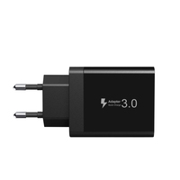 Chargeur mural USB 40W avec bloc de charge rapide QC3.0 4 ports Chargeur mural USB pour téléphone portable Protection OTP