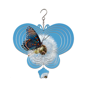 DIY Sublimation Blank <b>Wind</b> <b>Spinner</b> 10 Inch Metal Outdoor Yard Decoration Custom Printing - Product Image 3