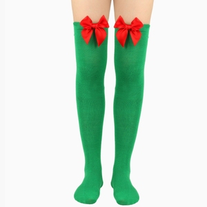 Chaussettes hautes en coton style collège, vente en gros, chaussettes hautes pour bébés et enfants, Noël, Halloween, transfrontalier - Product Image 4