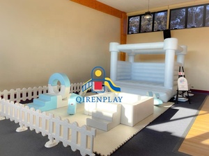 Terrain de jeu bleu et blanc pour fête d'<span class=keywords><strong>anniversaire</strong></span> en gros, <span class=keywords><strong>voiture</strong></span> à balles intérieure et extérieure, équipement de jeu souple pour <span class=keywords><strong>location</strong></span> de fête - Product Image 3