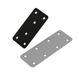 Connecteur d'angle plat en acier laminé à froid pour meubles, support de porte d'armoire, durable, design moderne et simple - Product Image 3
