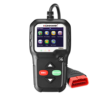 Outil de diagnostic KW680, lecteur de code de voiture, scanner OBD2, écran couleur de 2,8 pouces, mise à jour en ligne gratuite pour les voitures à essence universelles 12V