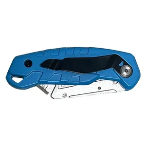 Fixtec Folding Utility <strong>Knife</strong> Box Cutter Aluminum with Clip 19mm Quick Change Blade - Product Image 2