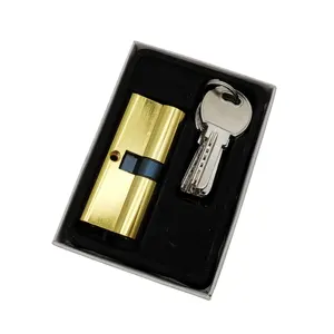 Cilindro della serratura della porta in ottone con profilo europeo ad alta sicurezza personalizzato ad alte prestazioni di alta qualità