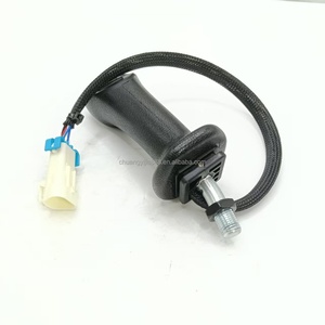 337 Right Joystick Handle Grip With Single Button 6 Pin <b>Plug</b> Skid Steer Control <b>Rubber</b> Grip Right Control Handle <b>Rubber</b> Grip337 - Product Image 1