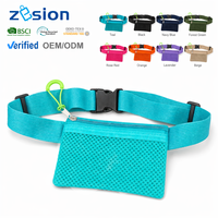 Sac banane de marque avec logo personnalisé, sac de taille en gros, sac banane en maille, sac de hanche, fabricant OEM, étanche