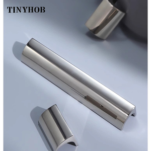 Pvd镍隐形把手/厨柜储物把手抽屉拉厨柜门拉家具把手五金 - Product Image 4