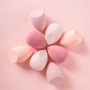 Éponge de maquillage lavable XUNFUJI en forme de <span class=keywords><strong>gourde</strong></span>, houppette en forme de goutte d'eau, coussin d'<span class=keywords><strong>air</strong></span> cosmétique avec impression de logo - Product Image 1