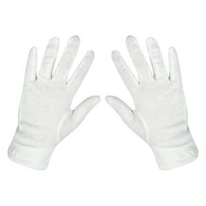 Gants de travail légers et respirants en fil de coton 100% tissé doux, avec poignet élastique, réutilisables, pour travaux de couture, sécurité légère, Vietnam HH.GTM.CTN - Product Image 1