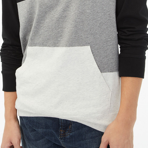 Sudadera con Capucha para Hombre, Diseño Nuevo, a la Moda, Bordada, 100% Algodón, Invierno, Bloques de Color en Contraste - Product Image 3