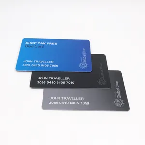 PVC membership card with thermal printing card number