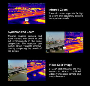 กล้องถ่ายภาพความร้อนความละเอียดสูง SIYI ZT6 Mini Dual-Optical 640*512 พร้อมกล้องมองเห็นแสงที่มองเห็นได้ 4K HD แบบ PTZ สำหรับโดรน UAV ระดับมืออาชีพ - Product Image 6