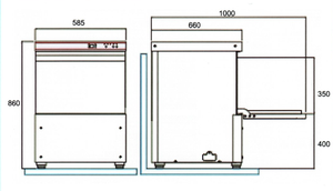 Vente à chaud Mini lave-vaisselle électrique en plastique autoportant de qualité supérieure Stérilisation à haute température Déplacement facile Capacité de 4 ensembles - Product Image 2