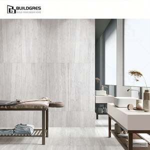 Buildgres Moderne Rustique 2cm <span class=keywords><strong>Travertin</strong></span> Porcelaine Intérieur Carrelage Mural 600X600 Carrelage Extérieur pour Terrasses Salons Hôtels - Product Image 6