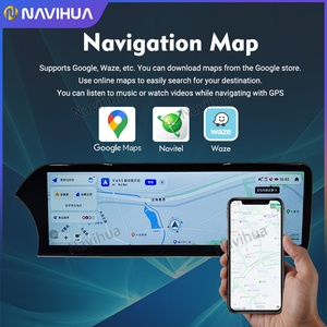 NaviHua 14.9 Multimedia GPS Navigation Carplay Android Screen New Upgrade for Mercedes Benz C GLC Class W205 X253 2015 2018 - Product Image 5
