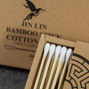 <span class=keywords><strong>Coton</strong></span>-tiges en <span class=keywords><strong>bambou</strong></span> biologique à Double face, pièces, écologiques, avec boîte à <span class=keywords><strong>tige</strong></span> de papier, nettoyage pour hôtel - Product Image 4