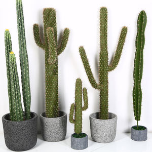 <span class=keywords><strong>Cactus</strong></span> en plastique, 10 pièces, grandes plantes artificielles succulentes en pots - Product Image 1