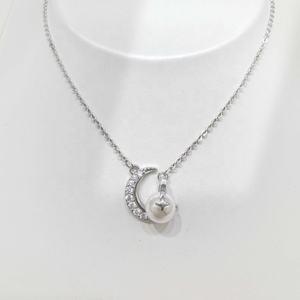 Collar de Plata 925 con Perla y Animalito Adorable, Chapado en Oro de 18k, Colgante Redondo de Mariposa para Mujer, Precio de Fábrica - Product Image 3