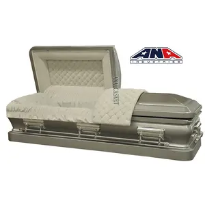 中国 ANA 配件简单美国风格降低装置配件 18ga 钢金属棺材棺材