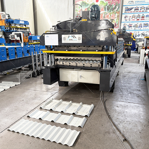 Máquina de Doble Capa para Fabricación de Tejas Metálicas Galvanizadas 820 y Láminas de Techo Corrugadas 820 para Bolivia - Product Image 2