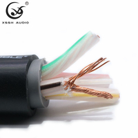 Câble Audio HIFI Audiophile 5mm² en Cuivre Monocristallin OFC, Fil Audio en Vrac 16MM OD pour Amplificateur et Haut-parleur, Vente en Gros