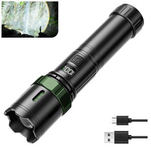 CITICITY LED ไฟฉายอเนกประสงค์แบบสว่างปรับโฟกัสได้ 4 โหมดเลเซอร์วิคเดินป่าตั้งแคมป์ฉุกเฉิน-แสงที่แข็งแกร่ง - Product Image 1