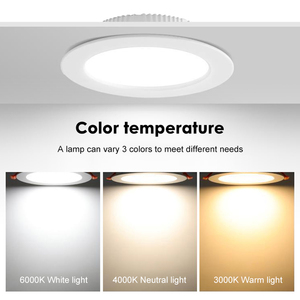 Đơn Giản Trần Đèn Tại Chỗ Lõm Dễ Dàng Cài Đặt Văn Phòng Lớp Học Thư Viện Nhôm 5W 7W 12W 18W 24W LED Downlights - Product Image 5