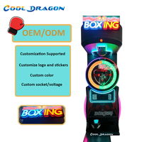 Cool Dragon Testeur de force de boxe à double mode, à monnayeur, Vente directe fabricant, Personnalisation disponible