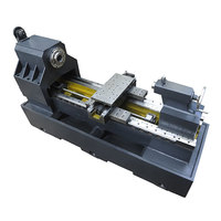 Tour à métaux à lit plat CNC de type guide linéaire CKL6140 avec moulage monobloc