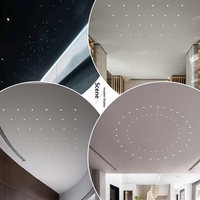 Mini spot encastré LED, lumière de plafond ciel étoilé, COB anti-éblouissement, bord étroit, 3W, trou de vis