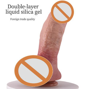 Usine européenne américaine-Gode en silicone liquide de forme spéciale surdimensionné direct Pénis artificiel à chair douce pour femme - Product Image 5